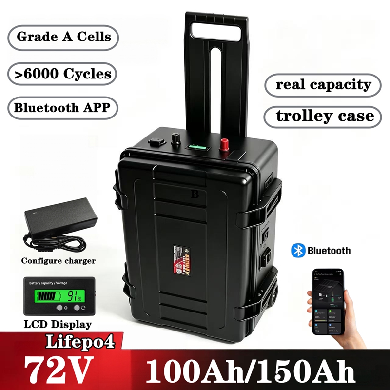 Lifepo4 72V 100Ah Battery Pack Ev - Bateria de lítio LiFePO4 72V 150Ah
